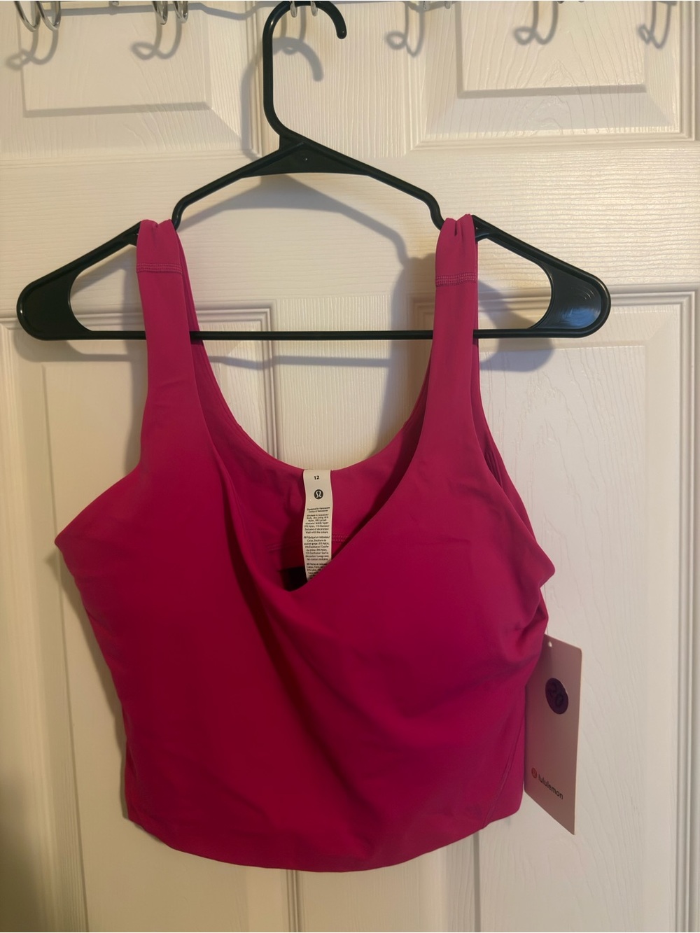 Lululemon Align Tank Size 12 Pink NWT Bra
